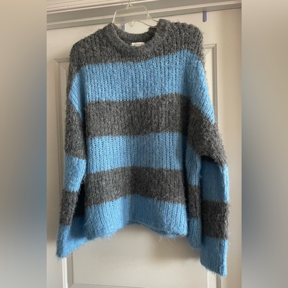 Topshop Stripe Tunic Sweater